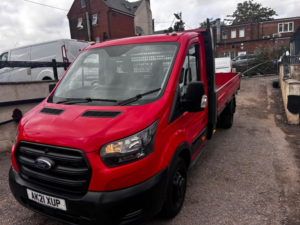 2021 Ford Transit 2.0 350 Ecoblue Leader Rwd L3 Euro 6 (s/s) 2dr in Red — image 3