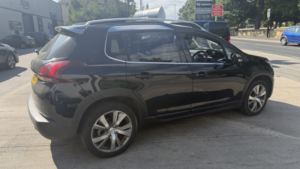 2018 Peugeot 2008 1.2 Puretech Allure Black 5dr Part Leather+cruise+dab in Black — image 4