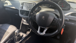 2018 Peugeot 2008 1.2 Puretech Allure Black 5dr Part Leather+cruise+dab in Black — image 5