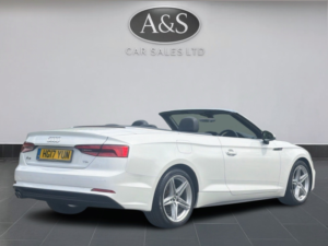 2017 Audi A5 Cabriolet 2.0 Tdi S Line in White — image 2