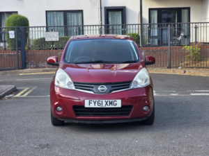 2011 Nissan Note 1.6 16v Tekna Hatchback 5dr Petrol Auto Euro 5 (110 Ps) in Red — image 2