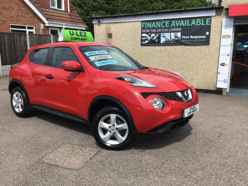 2018 Nissan Juke 1.6 Visia Euro 6 5dr in Red — image 1