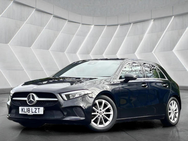 2018 Mercedes-Benz A Class 1.5 A180d Sport 7g-Dct Euro 6 (s/s) 5dr in Black — image 1