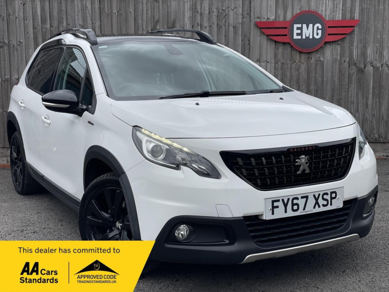2017 Peugeot 2008 1.2 Puretech Gt Line Euro 6 (s/s) 5dr in White — image 1