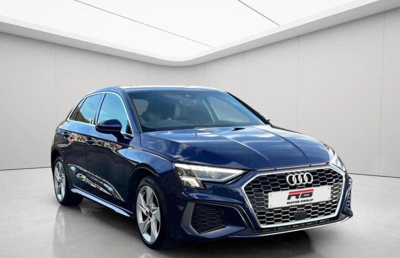 2023 Audi A3 1.4 Tfsie 40 S Line Sportback S Tronic Euro 6 (s/s) 5dr 13kwh in Blue — image 1