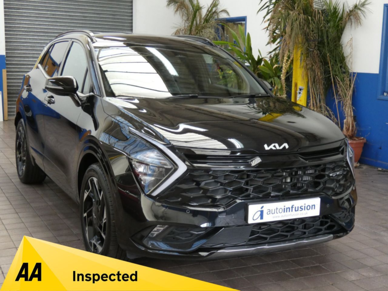 2023 Kia Sportage 1.6 T-Gdi 13.8kwh Gt-Line SUV 5dr Petrol Plug-In Hybrid Auto AWD Euro 6 (s/s) (261 Bhp) in Black — image 1