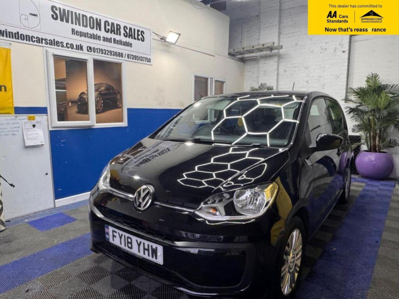 2018 Volkswagen Up! 1.0 Move Up! Euro 6 (s/s) 5dr in Black — image 1