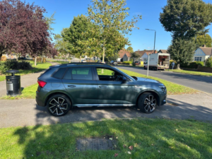 2021 Skoda Kamiq 1.5 Tsi Act Monte Carlo SUV 5dr Petrol DSG Euro 6 (s/s) (150 Ps) in Grey — image 3