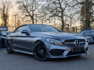 2017 Mercedes-Benz C Class 2.1 C220d Amg Line Cabriolet G-Tronic+ Euro 6 (s/s) 2dr in Grey — image 3