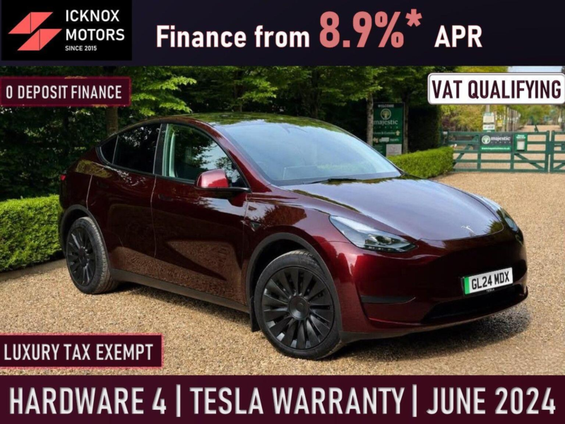 2024 Tesla Model Y (dual Motor) Long Range Auto 4wde 5dr in Red — image 1