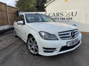2011 Mercedes-Benz C Class 2.1 C250 Cdi Blueefficiency Sport in White — image 2