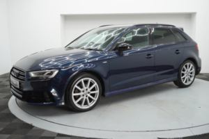 2019 Audi A3 1.5 Tfsi Cod 35 Black Edition Sportback Euro 6 (s/s) 5dr in Blue — image 3
