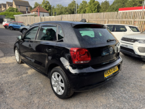 2013 Volkswagen Polo 1.2 Tdi Match Edition Hatchback 5dr Diesel Manual Euro 5 (75 Ps) in Black — image 4