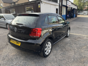 2013 Volkswagen Polo 1.2 Tdi Match Edition Hatchback 5dr Diesel Manual Euro 5 (75 Ps) in Black — image 5
