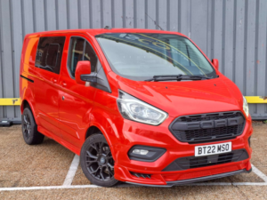 2022 Ford Transit Custom 2.0 320 Ecoblue Limited Crew Van Double Cab 5dr Diesel Manual L1 H1 Euro 6 (s/s) (130 Ps) in Red — image 5