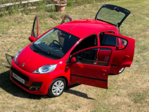 2014 Peugeot 107 1.0 12v Active Euro 5 5dr in Red — image 3