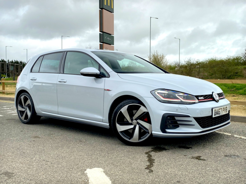 2017 Volkswagen Golf Gti 2.0 Tsi DSG 5-Door - Digital Dash, Mk7.5 Model, Sat Nav. Fsh - White Silver. 59,400 Miles - Sold in Silver — image 1