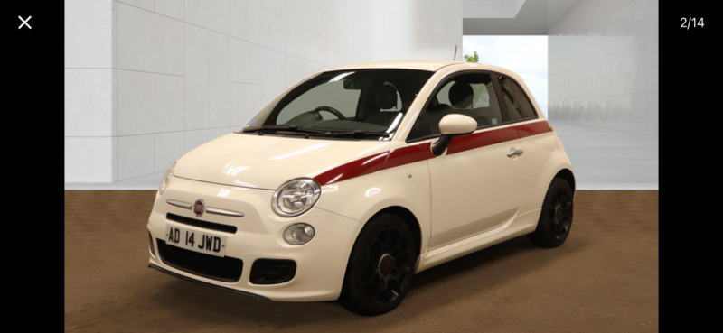 2015 Fiat 500 0.9 500 0.9 Twinair 105hp S in White — image 1
