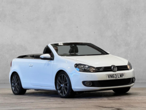 2013 Volkswagen Golf 2.0 Tdi Bluemotion Tech Gt Cabriolet Euro 5 (s/s) 2dr in White — image 3