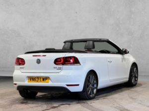 2013 Volkswagen Golf 2.0 Tdi Bluemotion Tech Gt Cabriolet Euro 5 (s/s) 2dr in White — image 5