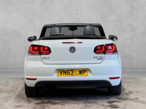 2013 Volkswagen Golf 2.0 Tdi Bluemotion Tech Gt Cabriolet Euro 5 (s/s) 2dr in White — image 6