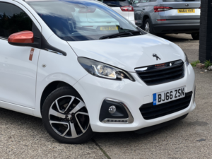 2016 Peugeot 108 1.2 Puretech Roland Garros in White — image 3