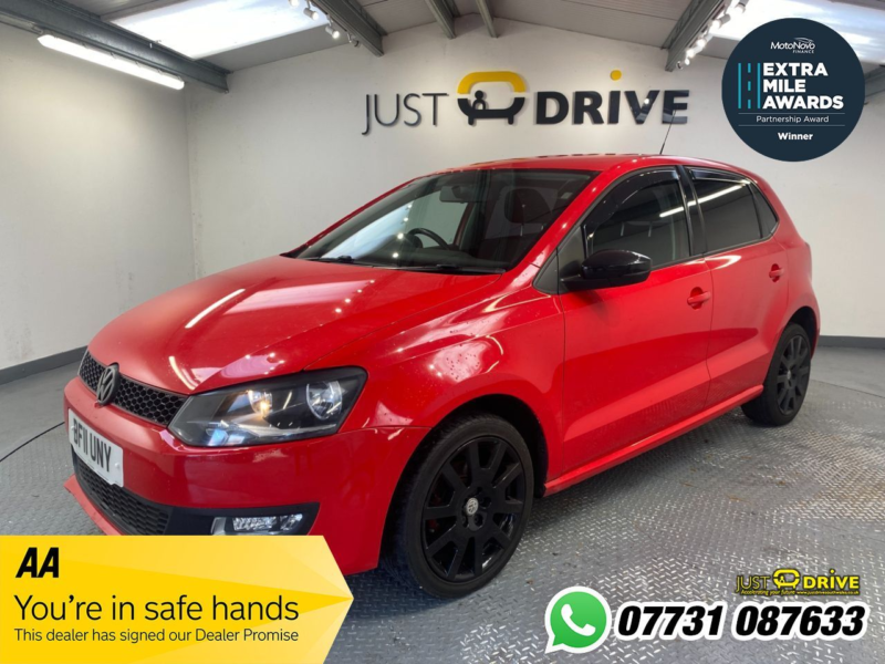 2011 Volkswagen Polo 1.2 Tsi Sel Hatchback 5dr Petrol Manual Euro 5 (105 Ps) in Red — image 1