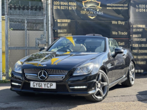 2011 Mercedes-Benz Slk 1.8 Slk200 Blueefficiency Amg Sport G-Tronic+ Euro 5 (s/s) 2dr in Black — image 3