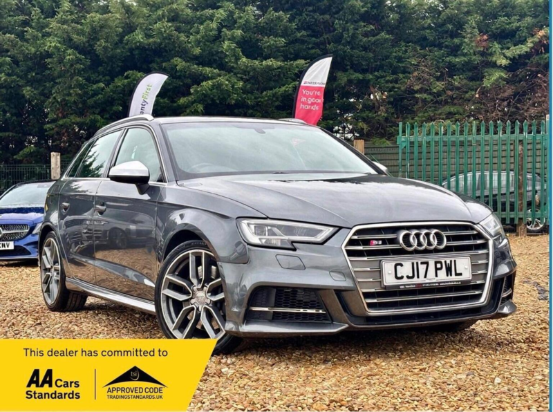 2017 Audi S3 2.0 Tfsi Sportback S Tronic Quattro Euro 6 (s/s) 5dr in Grey — image 1