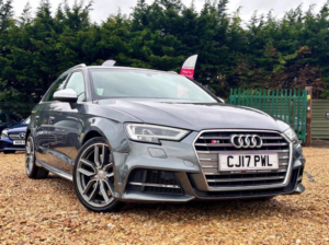 2017 Audi S3 2.0 Tfsi Sportback S Tronic Quattro Euro 6 (s/s) 5dr in Grey — image 3