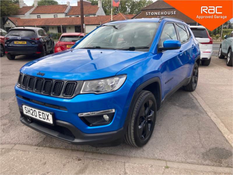 2020 Jeep Compass 1.4t Multiairii Night Eagle SUV 5dr Petrol Manual Euro 6 (s/s) (140 Ps) in Blue — image 1