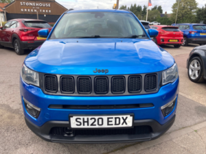 2020 Jeep Compass 1.4t Multiairii Night Eagle SUV 5dr Petrol Manual Euro 6 (s/s) (140 Ps) in Blue — image 2