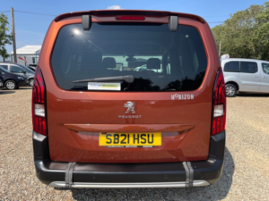 2021 Peugeot Rifter Wav Wheelchair Accessible Vehicle 1.5 Bluehdi Allure in Bronze — image 3