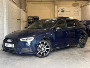 2020 Audi A3 2.0 Tdi 35 Black Edition Sportback 5dr Diesel S Tronic Euro 6 (s/s) (150 Ps) in Blue — image 3