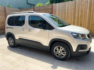 2022 Peugeot Rifter 3 SEAT Petrol Auto Wheelchair Accessible Disabled Access Vehicle Wav in Beige — image 3