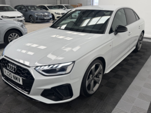 2020 Audi A4 2.0 Tdi 35 Black Edition in White — image 3