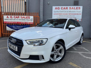 2017 Audi A3 1.6 Tdi Sport Sportback Euro 6 (s/s) 5dr in White — image 3
