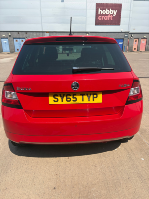 2015 Skoda Fabia 1.2 Tsi Se Hatchback 5dr Petrol Manual Euro 6 (s/s) (90 Ps) in Red — image 3