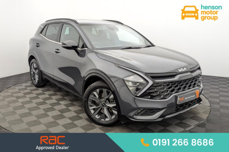 2022 Kia Sportage 1.6 H T-Gdi Gt-Line SUV 5dr Petrol Hybrid Auto Euro 6 (s/s) (226 Bhp) in Grey — image 1