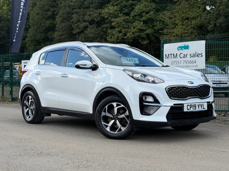 2019 Kia Sportage 1.6 Crdi Ecodynamics+ 2 SUV 5dr Diesel Hybrid Manual Euro 6 (s/s) (134 Bhp) in White — image 1