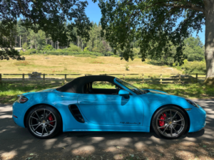 2017 Porsche 718 Boxster 2.5t S Convertible 2dr Petrol Pdk Euro 6 (s/s) (350 Ps) in Blue — image 2