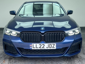 2022 BMW 5 Series 2.0 530e 12kwh M Sport Steptronic Euro 6 (s/s) 4dr in Blue — image 2