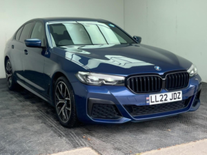 2022 BMW 5 Series 2.0 530e 12kwh M Sport Steptronic Euro 6 (s/s) 4dr in Blue — image 5