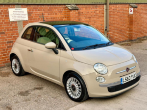 2013 Fiat 500 1.2 Lounge Euro 4 3dr in Beige — image 2