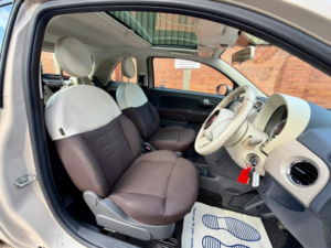2013 Fiat 500 1.2 Lounge Euro 4 3dr in Beige — image 3