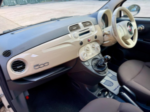 2013 Fiat 500 1.2 Lounge Euro 4 3dr in Beige — image 4