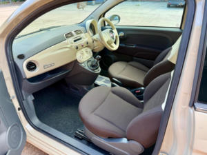 2013 Fiat 500 1.2 Lounge Euro 4 3dr in Beige — image 5