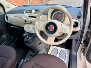 2013 Fiat 500 1.2 Lounge Euro 4 3dr in Beige — image 6