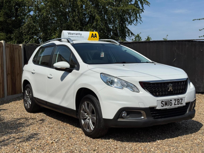2016 Peugeot 2008 1.2 Puretech Active Euro 6 5dr in White — image 1