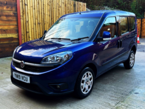 2019 Fiat Doblo 3 SEAT Wheelchair Accessible Disabled Access Vehicle Wav in Blue — image 5